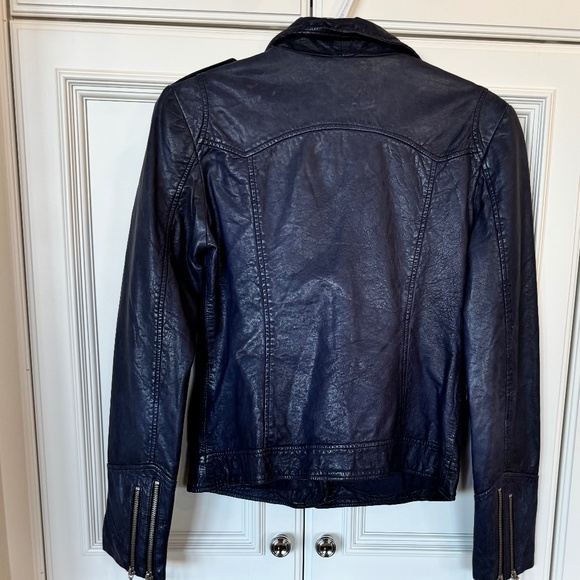 DOMA Genuine Leather Moto Jacket – Size M (New, Never Worn) - Picture 2 of 4